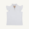 Rosie Ruffle Top - Worth Avenue White