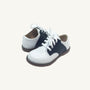 Footmates Saddle Shoes - White with Navy