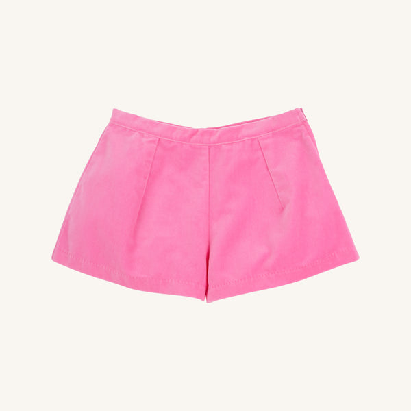 Sally Mae Shorts (Velveteen) - Hamptons Hot Pink