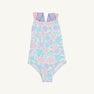 Seabrook Bathing Suit - Glastonbury Blooms with Palm Beach Pink & Lauderdale Lavender