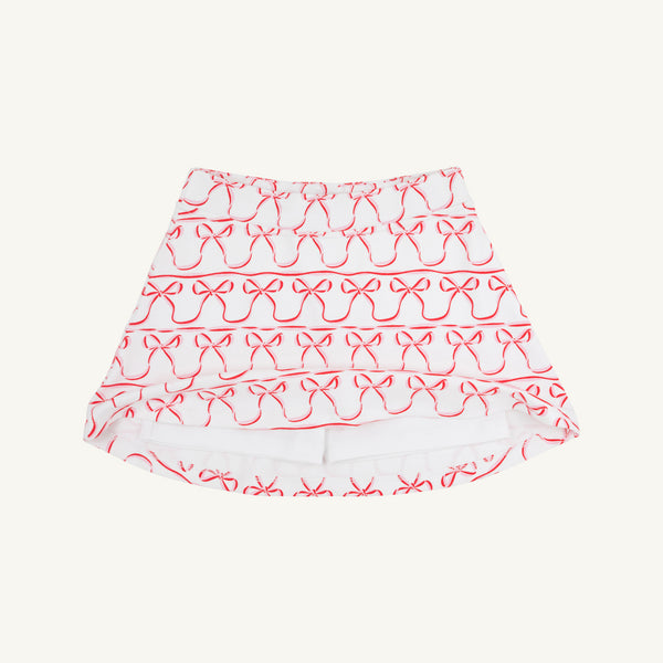 Searcy Skort - Birdie's Bows with Worth Avenue White