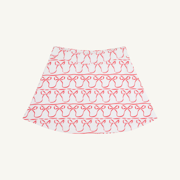Searcy Skort - Birdie's Bows with Worth Avenue White