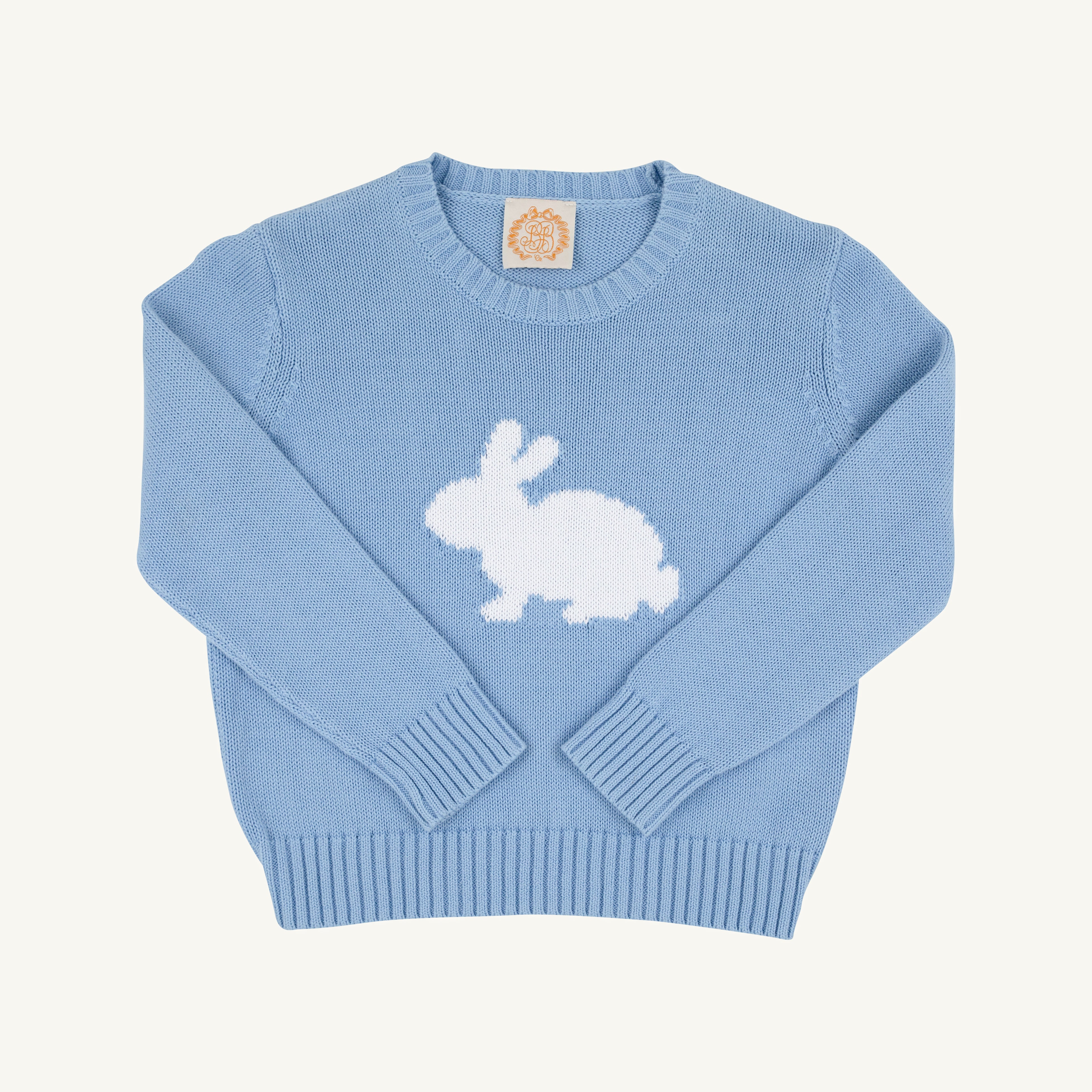 Seaton Intarsia Sweater - Sarasota Sky with Bunny