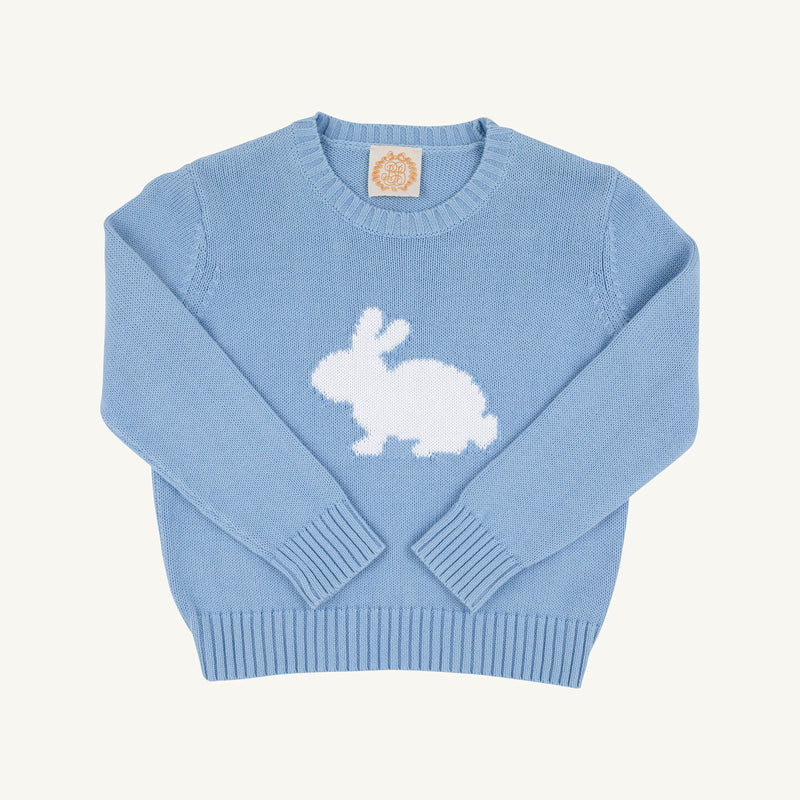 Seaton Intarsia Sweater - Sarasota Sky with Bunny