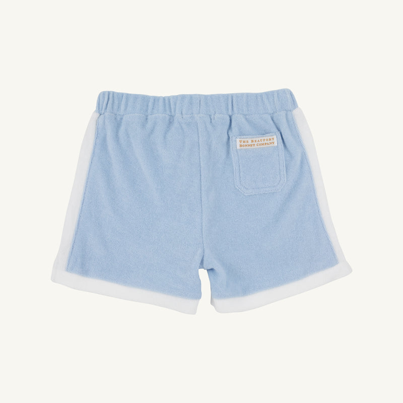Shaefer Shorts (Terrycloth) - Beale Street Blue with Worth Avenue White