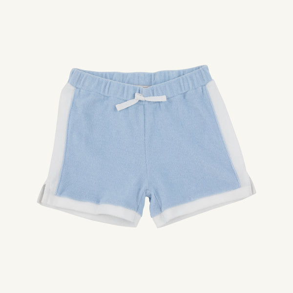 Shaefer Shorts (Terrycloth) - Beale Street Blue with Worth Avenue White
