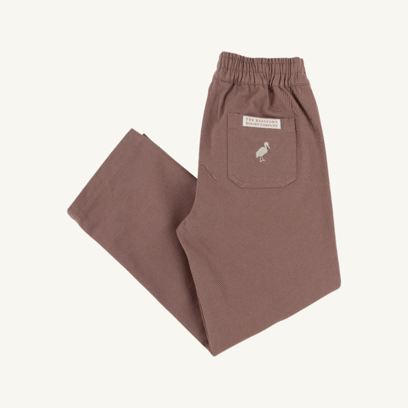 Sheffield Pants - Gray Bay Brown with Keeneland Khaki Stork