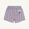 Sheffield Shorts - Pierce Mill Plaid Seersucker with Nantucket Navy Stork