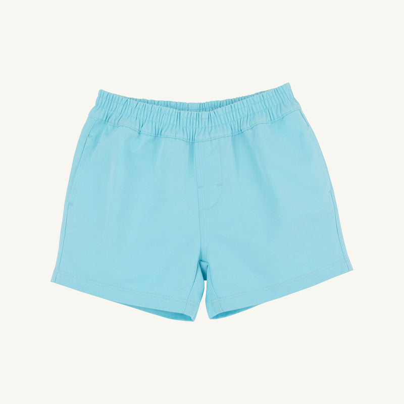 Sheffield Shorts - Belhaven Blue with Tonal Stork