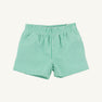 Sheffield Shorts - Gibson Island Green Mini Gingham with Multicolor Stork