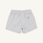 Sheffield Shorts - Grantley Gray Mini Gingham with Park City Periwinkle Stork