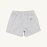 Sheffield Shorts - Grantley Gray Mini Gingham with Park City Periwinkle Stork