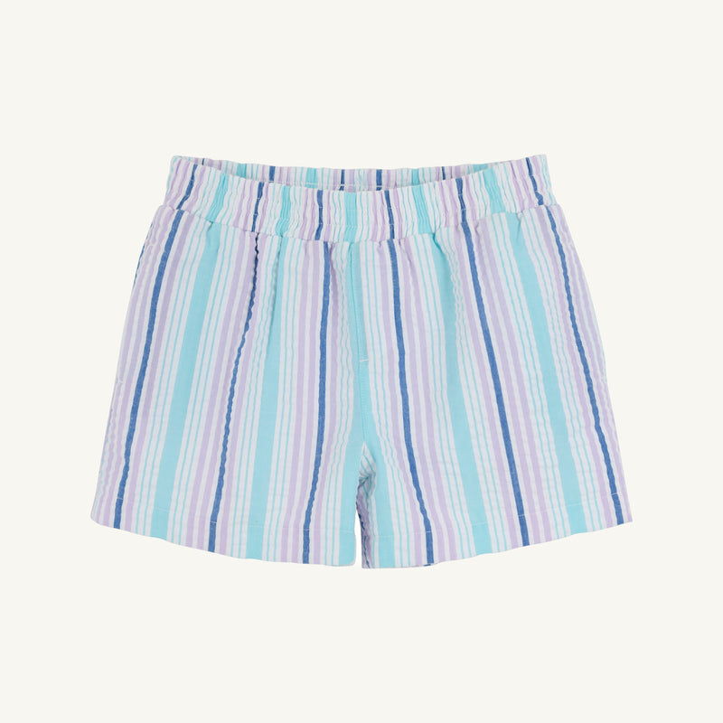 Sheffield Shorts - Sycamore Seersucker Stripe