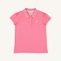 Short Sleeve Anna Price Polo - Romany Rose with Worth Avenue White Stork