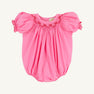Short Sleeve Bridget Bubble - Hamptons Hot Pink with Richmond Red