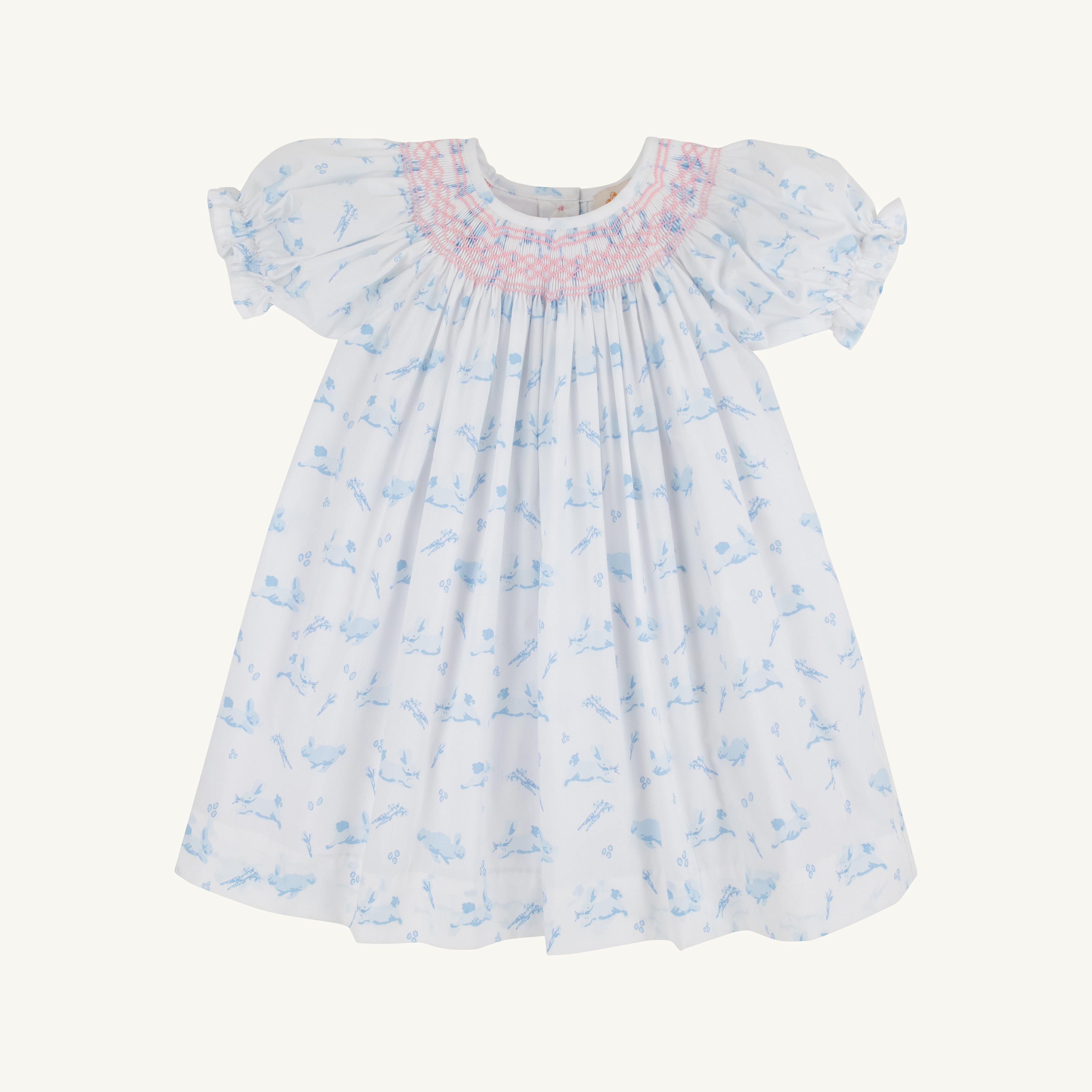 TBBC Girls' Short Sleeve Sandy Smocked Dress