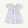 Short Sleeve Sandy Smocked Dress - Lindon Hill Hops with Pier Party Pink