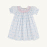 Short Sleeve Sandy Smocked Dress - Lindon Hill Hops with Pier Party Pink