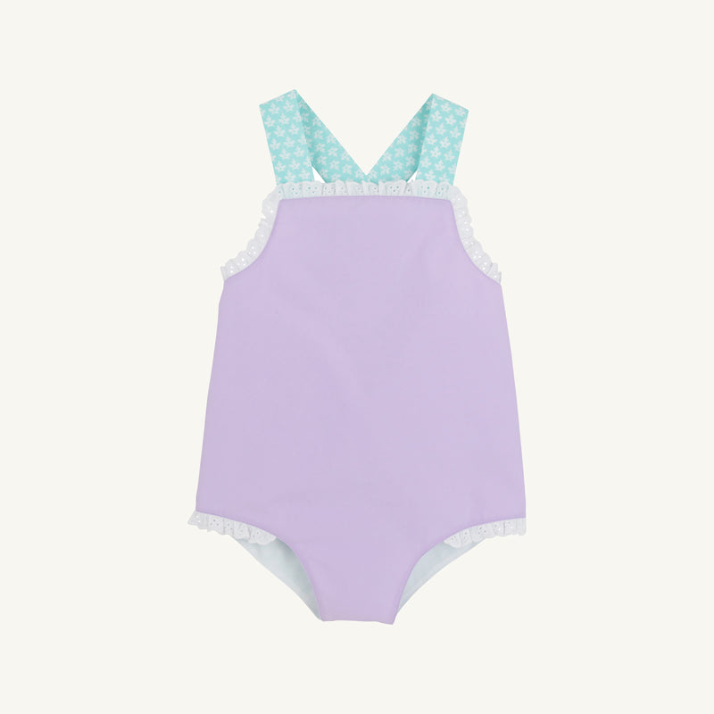 Sisi Sunsuit - Lauderdale Lavendar with Dunmore Doo-Dad