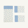 Sleep Tight Sheet Set - Quack Quack Honk (Palmetto Pearl) with Barrington Blue
