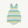 Stillman Sunsuit - Samford Stripe (Worth Avenue White) with Beale Street Blue