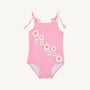 St. Lucia Swimsuit - Hamptons Hot Pink & Seashore Sherbet with Flowers