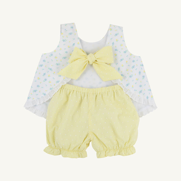 Susy Swing Top Set - Dunwoody Daisy with York Yellow Dallas Dot