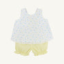 Susy Swing Top Set - Dunwoody Daisy with York Yellow Dallas Dot