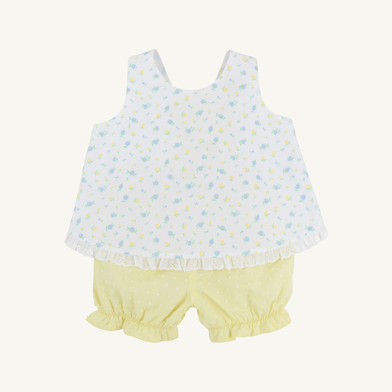 Susy Swing Top Set - Dunwoody Daisy with York Yellow Dallas Dot