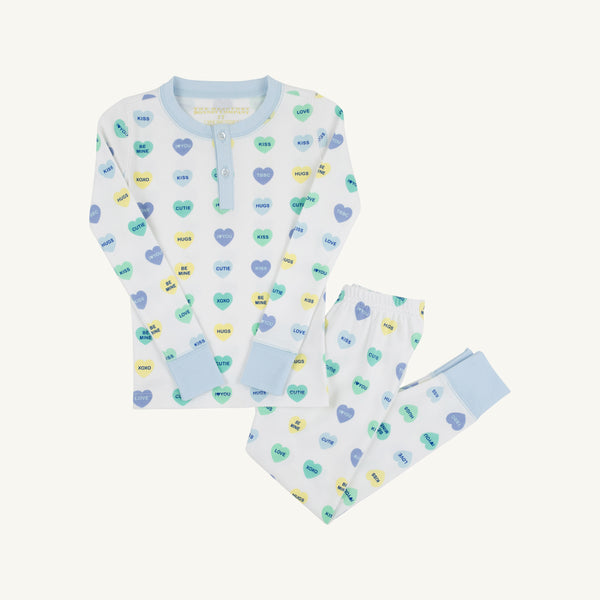 Sutton's Sweet Dream Set - We Heart You (Buckhead Blue) with Buckhead Blue