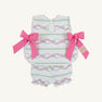 Talbott Tie Side - Garrison Garlands with Winter Park Pink