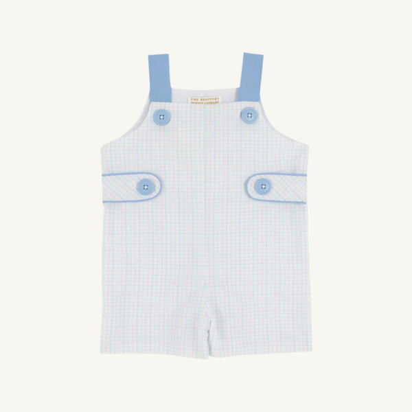 Teddy's Tab Jon Jon - Whitby Windowpane with Sarasota Sky