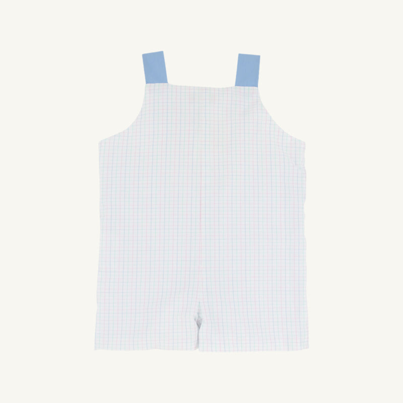 Teddy's Tab Jon Jon - Whitby Windowpane with Sarasota Sky