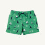 Tortola Trunks - Yacht To Join Us (Kiawah Kelly Green) with Worth Avenue White Stork