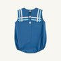 Sleeveless Townes Top Sail Bubble - Wood Boat Blue with Belhaven Blue & Worth Avenue White