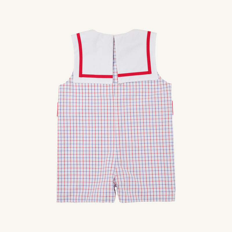 Towne's Top Sail Jon Jon - Lake Powell Plaid with Worth Avenue White