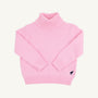 Townsend Turtleneck Sweater - Pier Party Pink with Nantucket Navy Stork