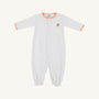 Twinkle Twinkle 2 in 1 - Worth Avenue White with Seashore Sherbet Pumpkin Embroidery