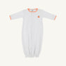 Twinkle Twinkle 2 in 1 - Worth Avenue White with Seashore Sherbet Pumpkin Embroidery