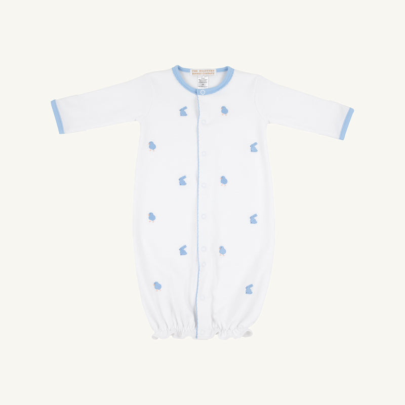 Twinkle Twinkle 2-In-1 - Worth Avenue White with Beale Street Blue Bunnies & Chicks