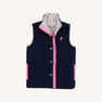 Vaughn Vest - Nantucket Navy with Hamptons Hot Pink Micro Dot