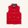 Vaughn Vest - Richmond Red with Nantucket Navy Stork