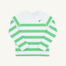 Walker's Wave Spotter Swim Shirt - Grafton Green Stripe (UPF 35+)