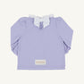 Winnie's Wave Spotter Swim Shirt - Lauderdale Lavender with Worth Avenue White (UPF 35+)