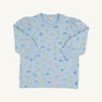 Women's Is it Saturday Sweatshirt - Little London Flowers with Buckhead Blue