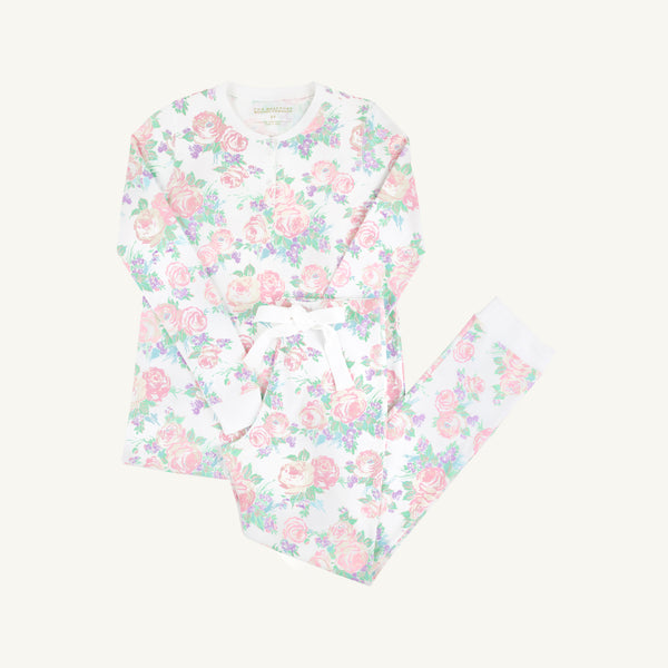 Wimberley's Wine Down Night Night - Princess Grace Rose (Pink) with Worth Avenue White