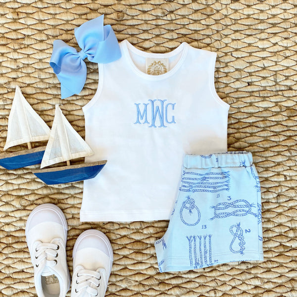 Monogram: Buckhead Blue, Jamie Font