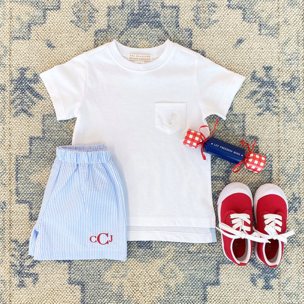 Monogram: Richmond Red, Jackson Font