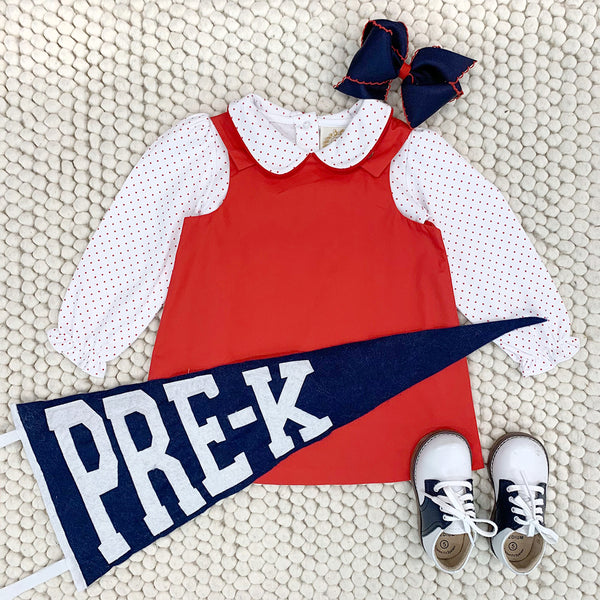 Footmates Saddle Shoes - White with Navy