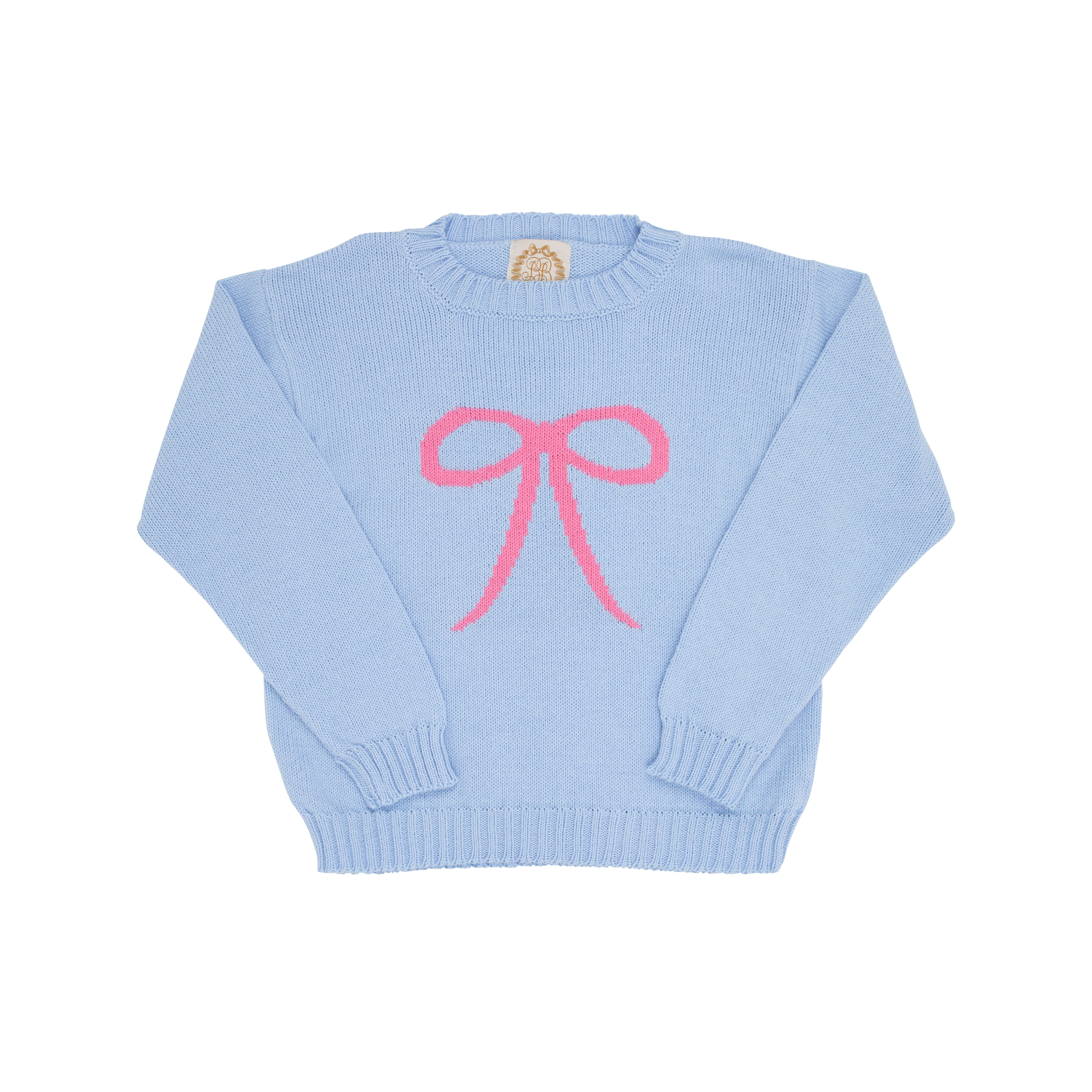 intarsia sweater blue